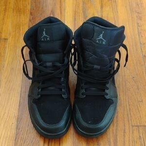 Jordan Black High-Top Sneakers